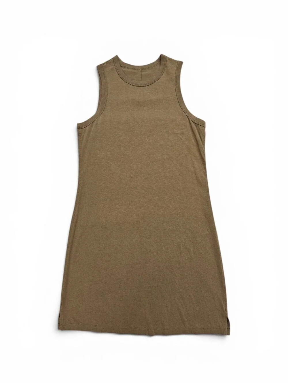Lululemon Athletica Classic Fit Cotton Moni Dress In Artifact Olive Brown Size 4